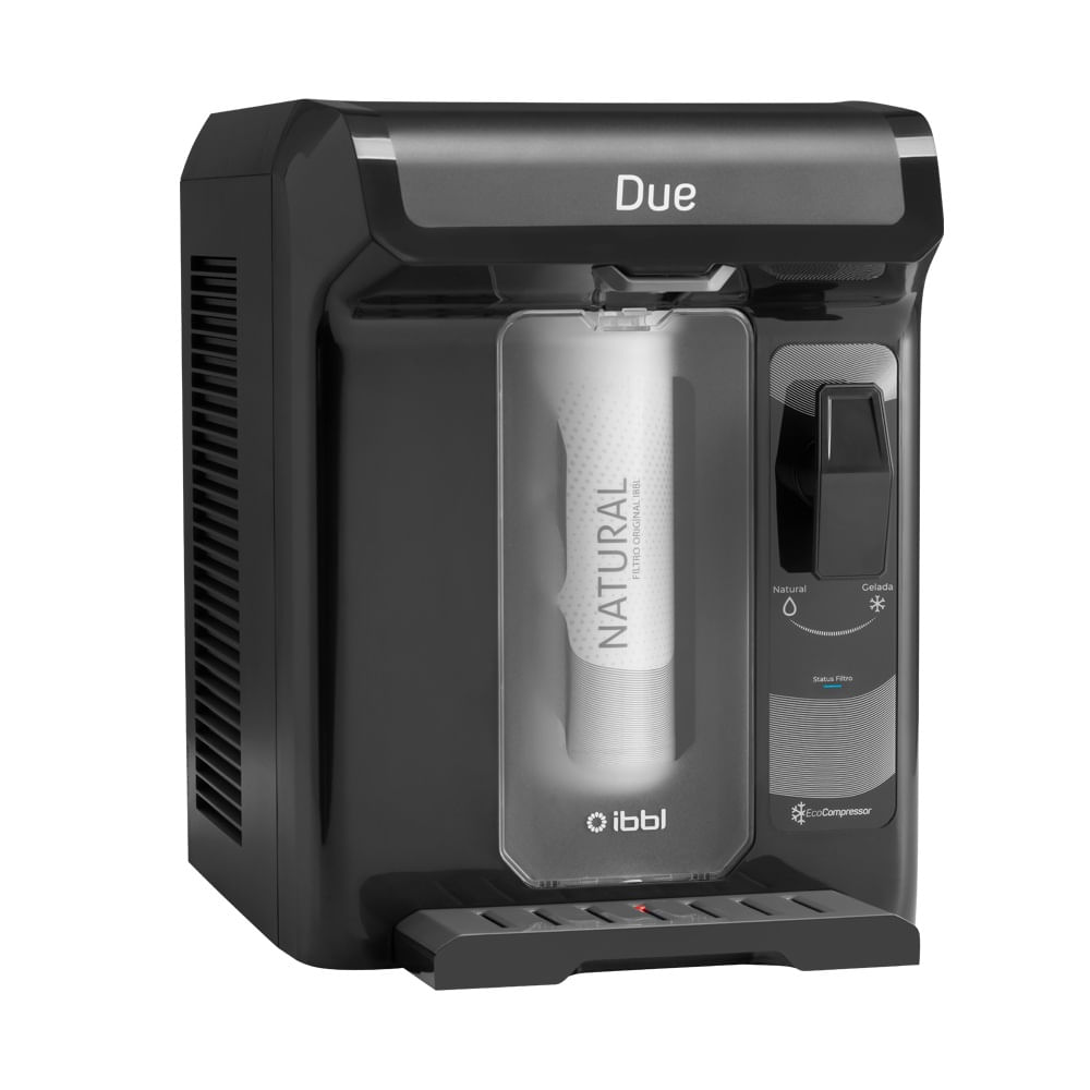 Purificador de Água IBBL Refrigerado Due com Compressor Grafite - 220 Volts